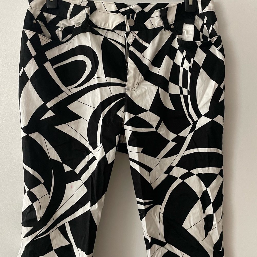 Printed Pattern Pants - image 2